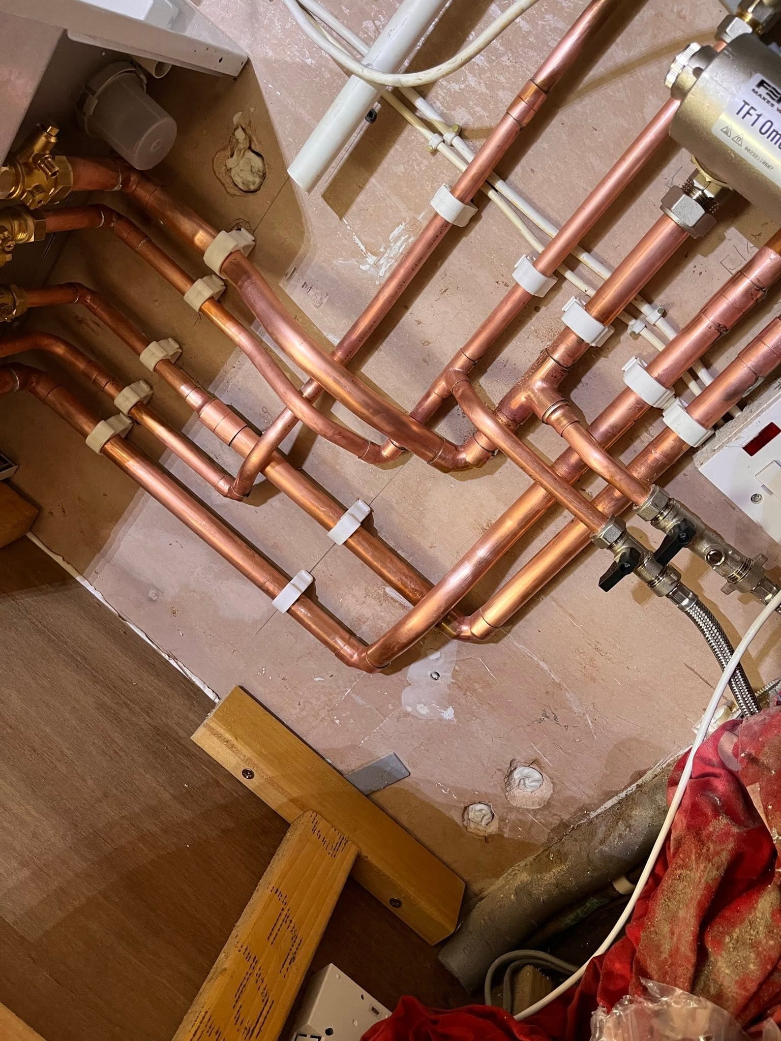 TGF Plumbing and Heating Ltd Worksite